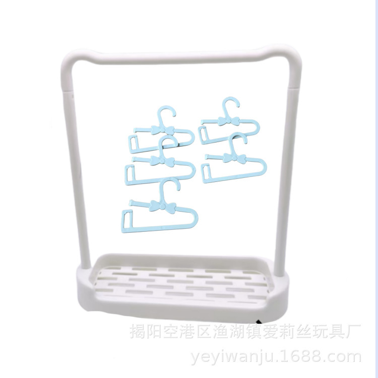 17cm Labubu Clothes Hanger 10 and 15 Labubu Baby Clothes Display Stand Bjd Doll Baby Clothes Home Shoe Rack Gifts