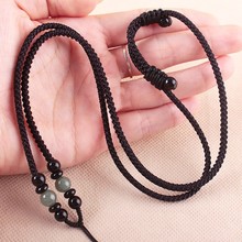 手工编织项链绳子翡翠油青吊坠挂绳男女结实平安扣挂件挂坠绳批发