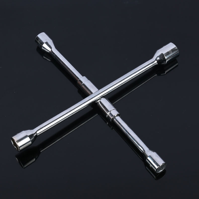 Cruz plegable de 14 pulgadas llave de neumáticos herramienta de reparación de automóviles reparación de la máquina de reparación de zócalo llave herramienta de hardware