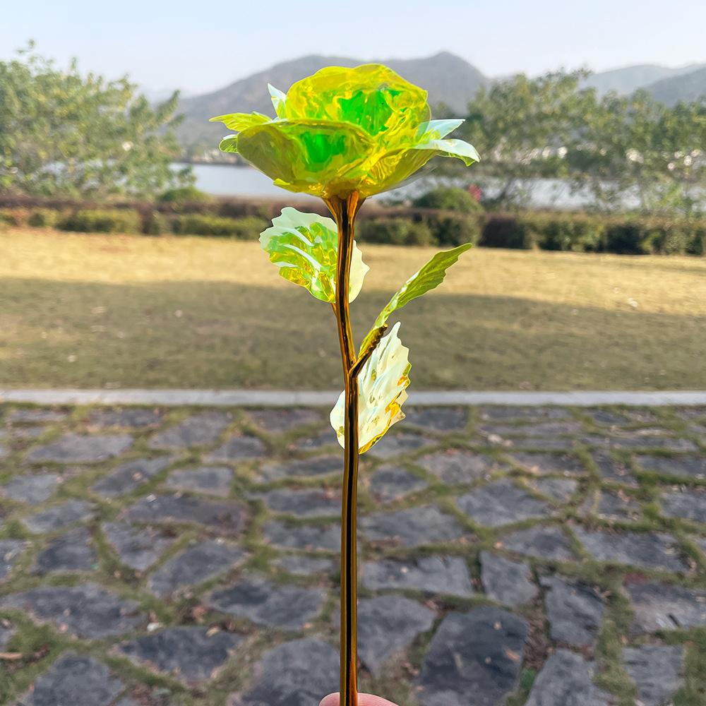 Jiao Yan flores eternas flores bonos de oro simulación del día de la madre creativo regalos del día de San Valentín regalos al por mayor transfronterizos