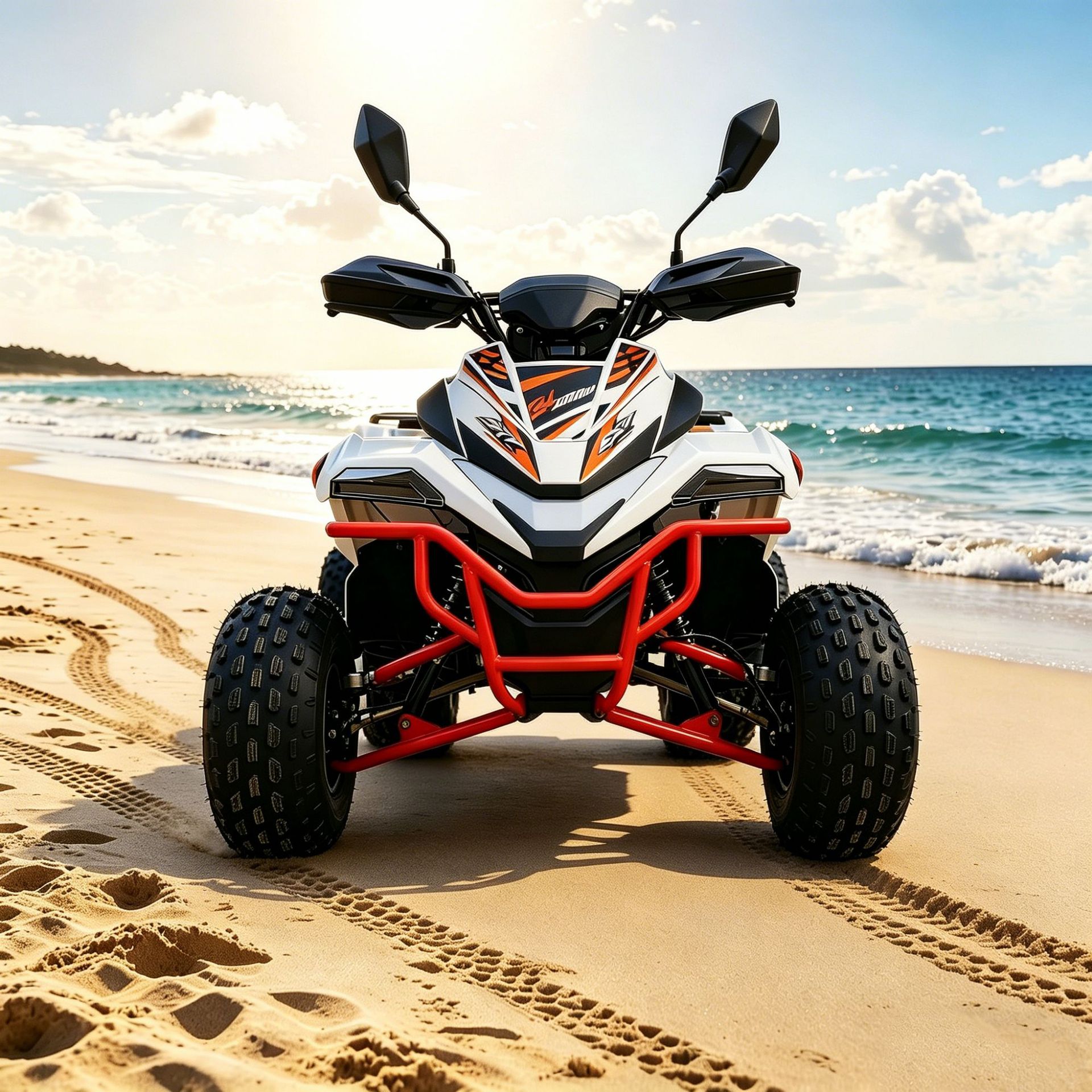 Shunrui brand electric sand bike, beach bike, four-wheel outdoor all-terrain vehicle, UTV, mountain off-road motorcycle
