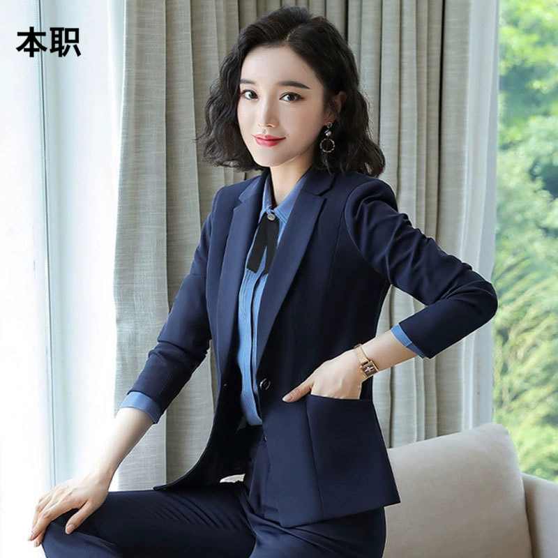 [Объекты] Зимняя профессиональная одежда Женская одежда Костюм пальто Женский костюм костюм костюм с длинными рукавами