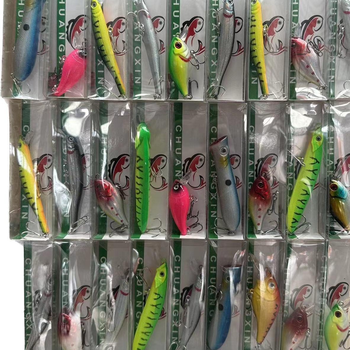 Luya Mino cebo duro mezclado tiro largo pequeño Mino suministros de pesca Luya cebo 27 paquete de tarjetas 25 paquete de tarjetas