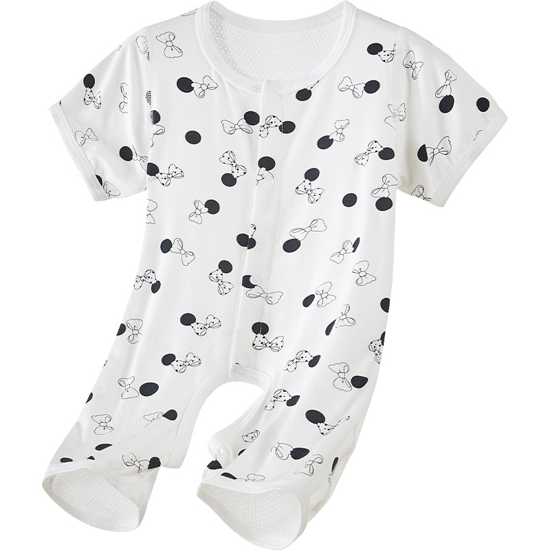 Baby overcoat, pijamas de manga corta delgados de verano recién nacidos, ropa de verano para niños, niñas y niños, ropa de bebé image 6