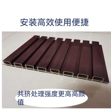 塑木共挤长城板庭院围栏防水防潮户外地板出口贸易护栏板栅栏