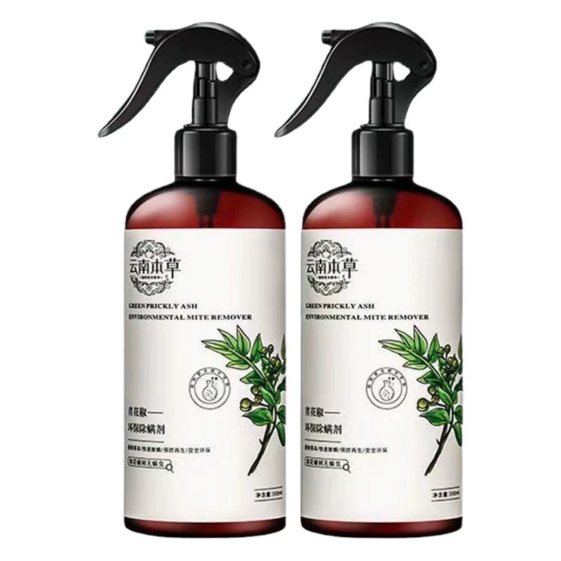 Спрей от клещей с ароматом зеленого перца, 300 мл, для кроватей и постельного белья, оптом, без смывания, длительного действия, на основе трав, для домашнего использования