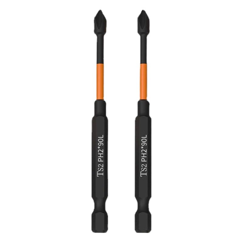 Набор ударных бит Xinzhu S2 из вольфрамовой стали с антискользящим покрытием, сильным магнитом, для электродрели и шуруповерта, ударопрочный