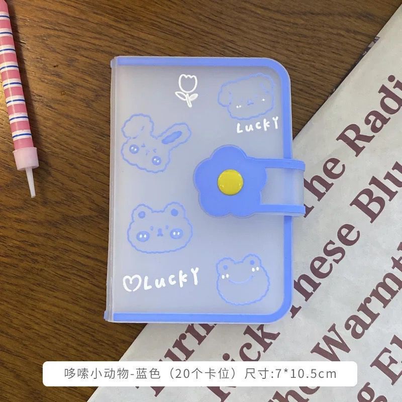 Titular de la tarjeta de hojas sueltas de silicona de dibujos animados para mujeres pequeño portátil ultrafino de gran capacidad Multi-Tarjeta Linda