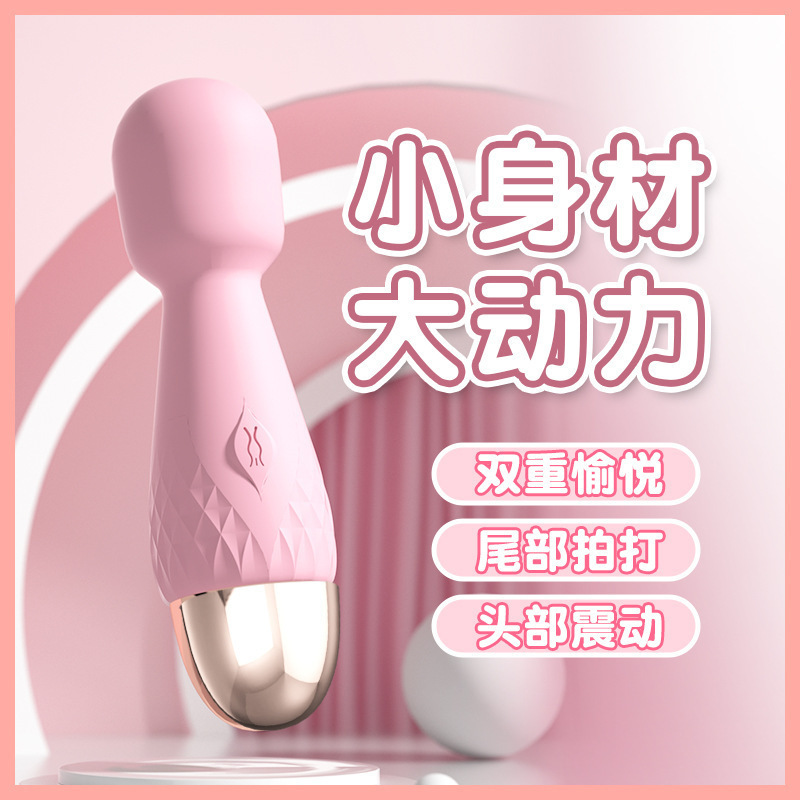 来楽迷尼av棒小型携帯usb充電低音強震女自慰器女性用大人趣味用品