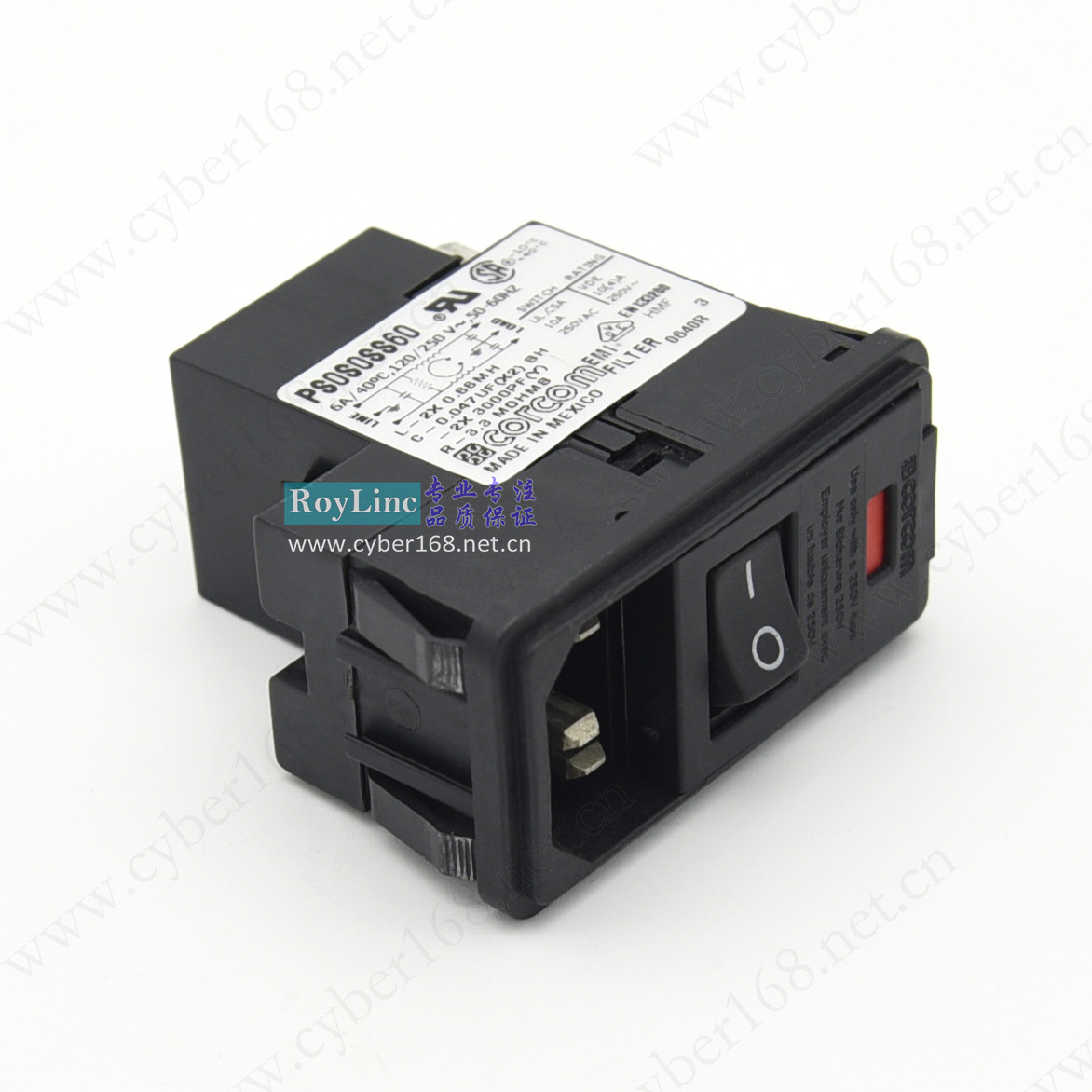 PS0S0SS60滤波器P系6A双保险Corcom高性能低泄漏电流医疗开关电源