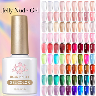 BORN PRETTY New Nail Art Transparent Color Nail Polish 89 Toner Transparent White Nail Jelly Phototherapy Glue