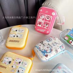 充電器収納バッグイヤホンデータケーブルかわいい漫画ccdカメラバッグ携帯整理ケース大容量ハード