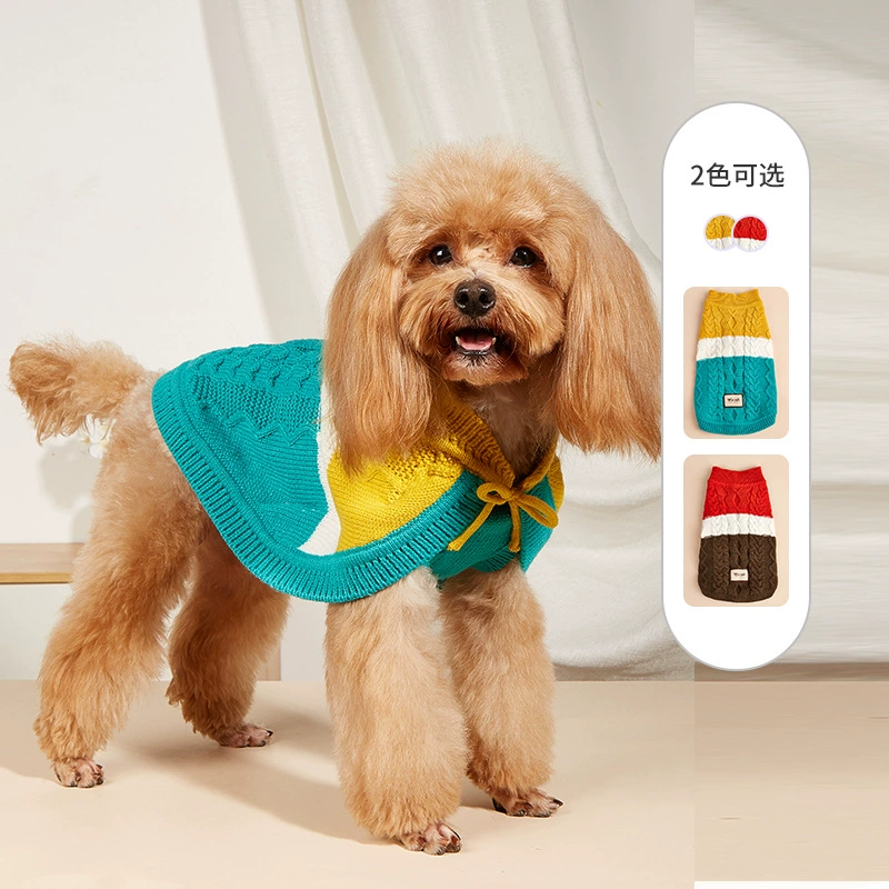Wantalk Pet свитер плащ Тедди Помеи маленькая собака осенне-зимняя теплая одежда с защитой от ворса