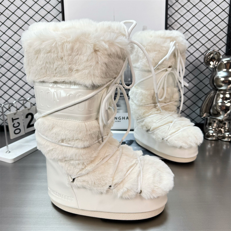 White high boots