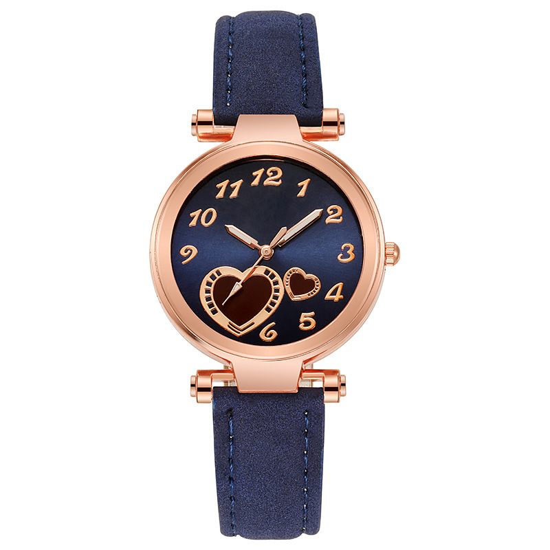 Reloj de amor retro estilo ins coreano para mujer, minimalista y versátil, mini temperamento para estudiantes, reloj de mujer de moda literaria