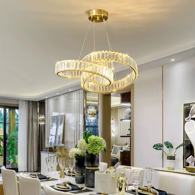 Diseñador de cristal moderno lámpara de arte de comedor candelabro de alta gama diseño de luces de sala de estar simple dormitorio hotel