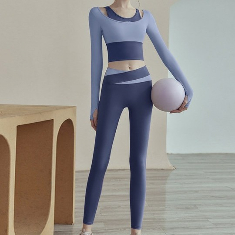 Yoga Suit for Women 2026 New Long-Sleeved Top Running Sports Professional Training Pilates Yoga Fitness Clothing