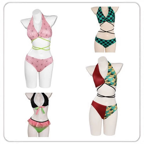 Специальное предложение, аниме купальник cos, купальник бабочка ниндзя Танджиро Яндози, бикини, купальник для косплея для женщин