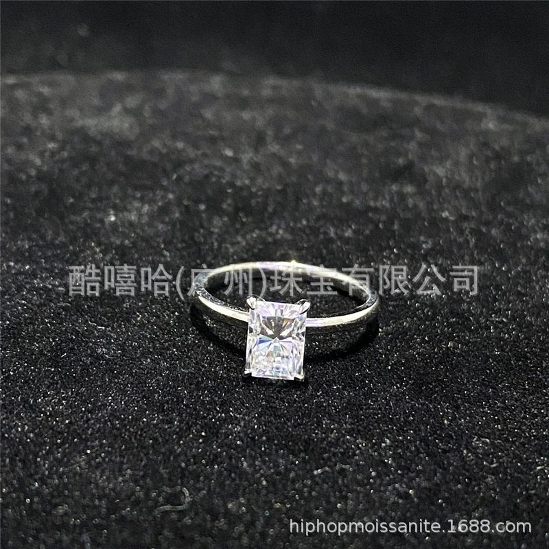 Горячие продажи ювелирных изделий в стиле хип-хоп 14K золотые украшения VVS D цвет 1 карат муассанит бриллиант трансграничное мужское и Женское Обручальное Кольцо