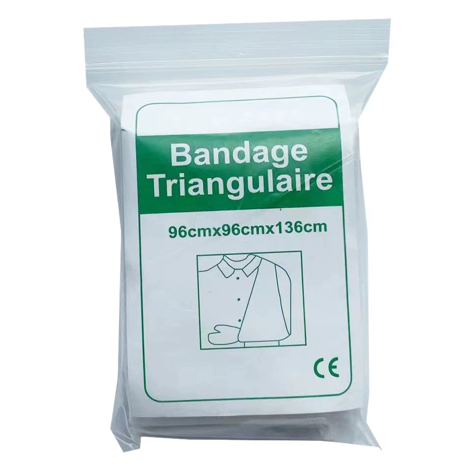 Оптовая треугольник повязка треугольник полотенце нетканый треугольник повязка на открытом воздухе защита безопасности 96x96x136 см