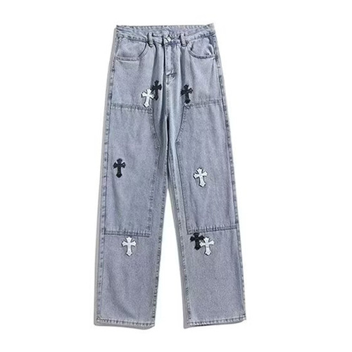 Men's Hong Kong Style Ins Trendy Brand Wide Leg Casual Trousers Men's Droopy Straight Leg Pants Men's Pants In Stock Wholesale