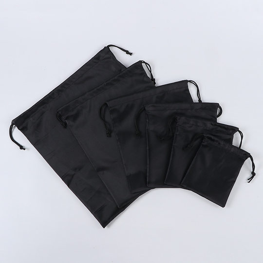 in stock Wholesale Double Drawstring Pocket Electronic Products Storage Oxford Cloth Waterproof Nylon Bag Toy Building Blocks Packaging Bag
