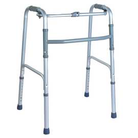 热售老年人助行器铝合金可调节折叠式助步器防滑轻便康复行走拐杖