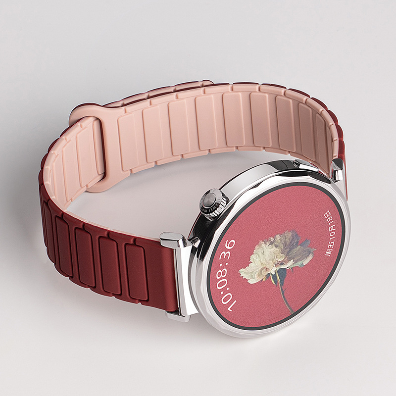 外国貿易に適した Huawei gt5 ウォッチ watchgt4 レディース watch4pro シリコン磁気吸引同じスタイルの高級時計ストラップ|undefined