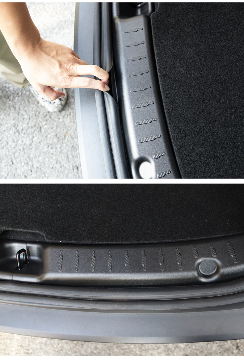 Suitable for the New Version of Tesla Model Y/3 Trunk All-Inclusive Guard Plate Tail Sill Strip Protection Modification Accessories