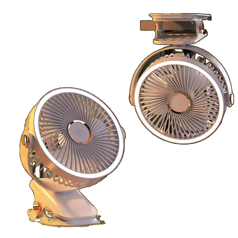 Ventilador pequeño silencioso clip de carga escritorio de oficina dormitorio pequeño dormitorio de estudiantes cama mini larga duración