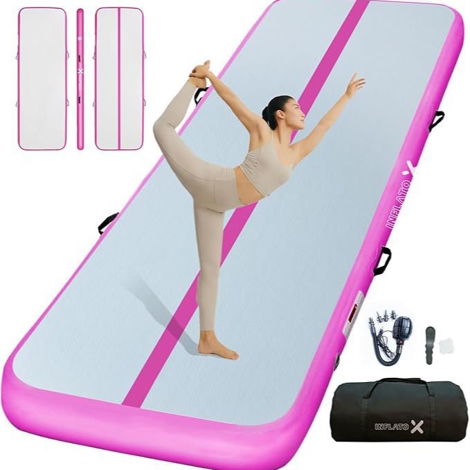 Cross-border Amazon Sports Training Mat Mattress Boxing Yoga Mat Taekwondo Wire-drawing Inflatable Gymnastics Mat