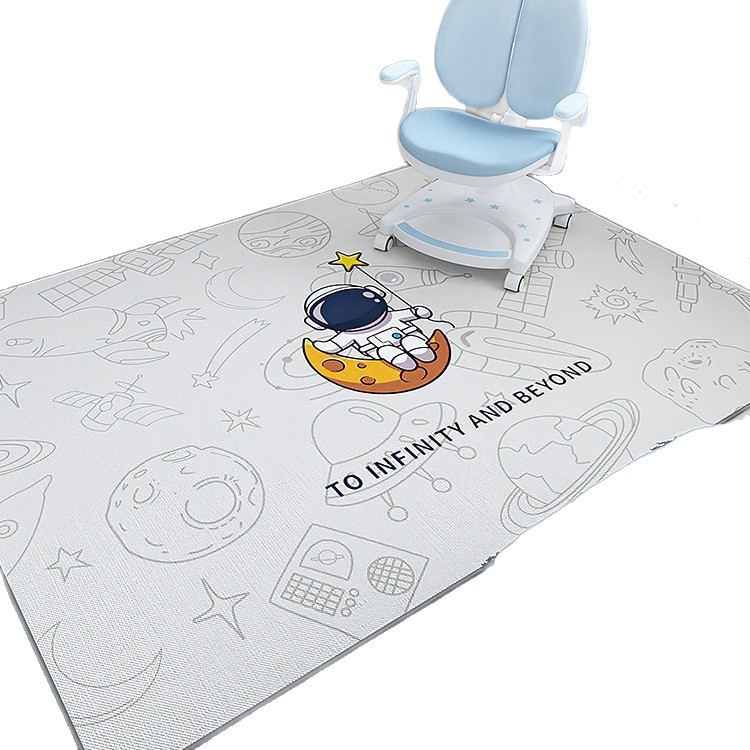 Alfombra infantil silla de computadora estera antideslizante área de lectura escritorio estudio mesa de estudio sala de estar dormitorio colchón junto a la cama image 6