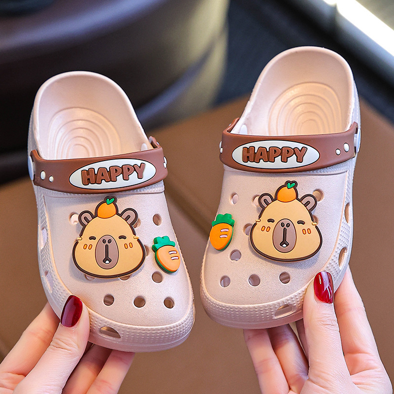 Boys' and Girls' Summer Slippers, Ultra-Soft Non-Slip Closed-Toe Clogs, Cute Cartoon Beach Shoes Boys' and Girls' Summer Slippers, Ultra-Soft Non-Slip Closed-Toe Clogs, Cute Cartoon Beach Shoes