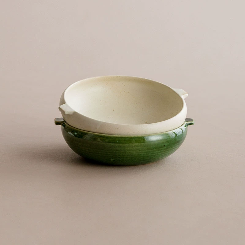 Японская импортная керамика Guangyang Meizhong винтажная керамическая глубокая миска японская Бытовая однотонная большая миска для супа