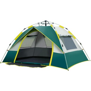 Outdoor Camping Camping Automatic Quick Opening Tent Double Beach Camping Folding Tent Double Layer Simple Folding
