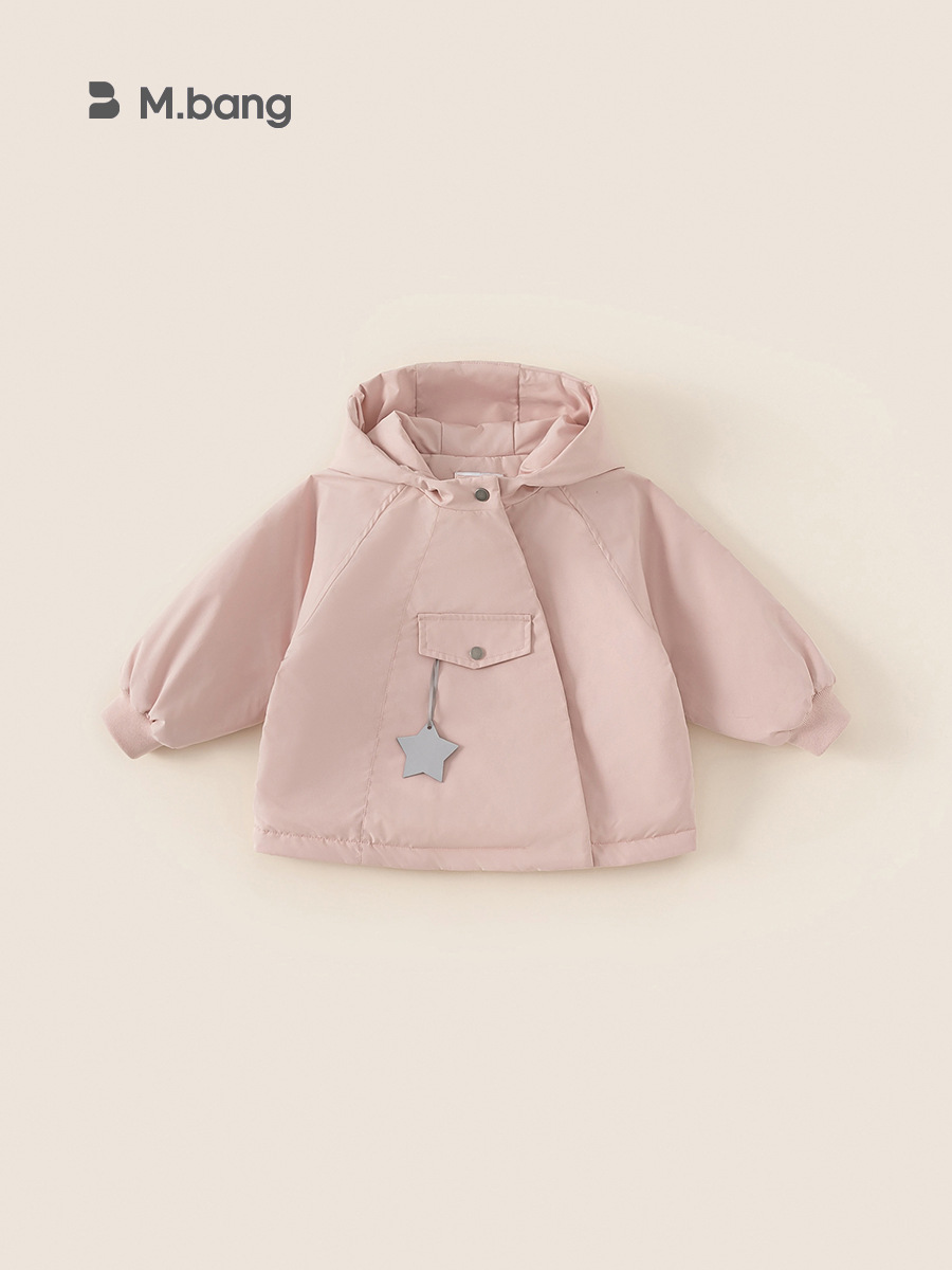 Yoobao ropa infantil chaqueta de niña invierno nuevo estilo extranjero ropa de niños gruesa moda calentamiento chaqueta de niña encapuchada