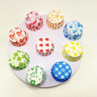 [100 Pack] 11cm Large Xue Mei Niang High Temperature Resistant Oil-proof Pad Paper Baking Disposable Cake Cups