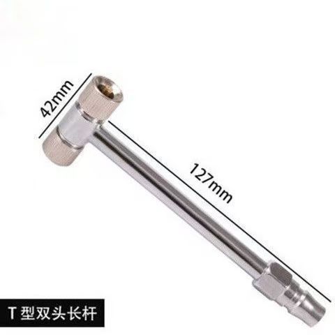 汽车轮胎打气嘴充气头快速加气嘴摩托车自行车单车货车气管冲气咀