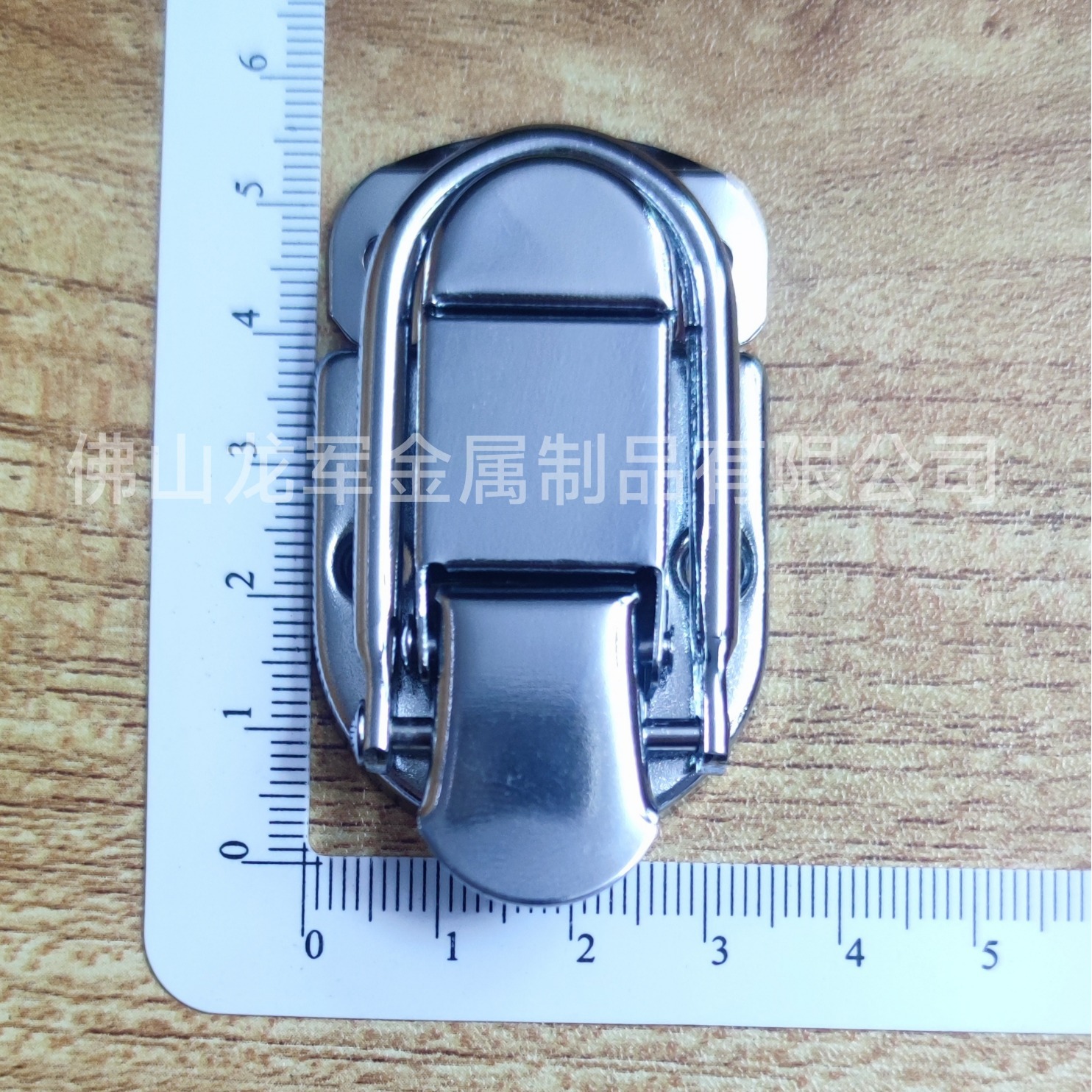 Chrome color aluminum box buckle keyless side lock luggage lock aluminum box