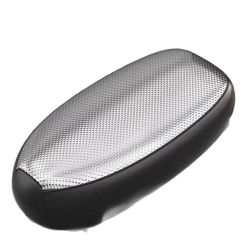 Cubierta de cojín de asiento de automóvil eléctrico, protección solar, aislamiento térmico, batería general de cuatro estaciones, cubierta de cojín de cuero grueso de motocicleta, una pieza de cabello image 6