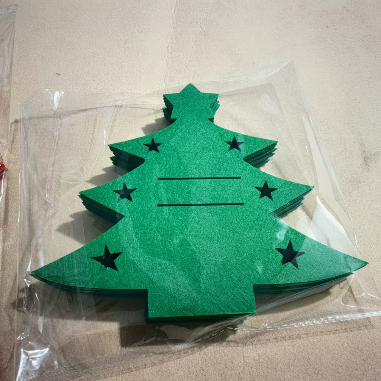 녹색 칼/포크 세트 1.5T 두께 12개입