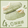 Slippers, demi-season keep warm non-slip footwear for pregnant indoor platform