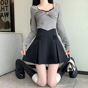 ��a��mmm��ɫ���b����ȹ����ʽ�P���@�ݰ���ȹ�Ӹ������LA�ֶ�ȹ