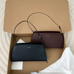 目を閉じてThe*Rowニッチダリアフレンチ脇バッグ牛革レトロハイエンドシングルショルダーバゲットバッグ女性用