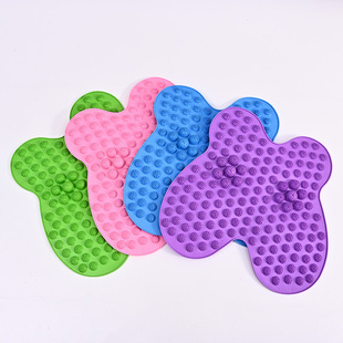 Outdoor toe pressure pad foot pad TPR small winter bamboo shoots finger pressure plate reflex massage pad butterfly type finger pressure plate