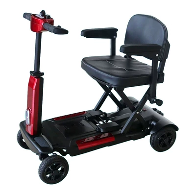 X-11 Manual Folding Electric Four-Wheel Vehicle for Elderly, Single-Seat Four-Wheel Leisure Household Power-Assisted Vehicle for Disabled Persons (Qatlanan elektrik velosipedlər) - x-11-manual-folding