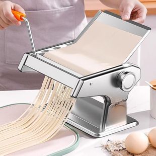Household Noodle Machine Small Multi-Functional Hand Noodle Press Manual Dough Rolling Tool Manual Wonton Wrapper Dumpling Wrapper