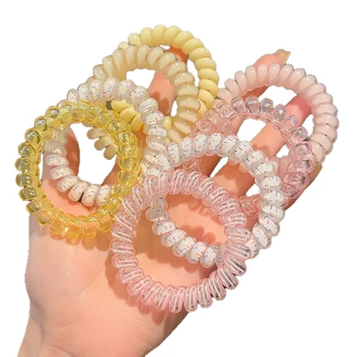 Coconut Hair Tie with Polka Dots, Saç üçün rezinlər