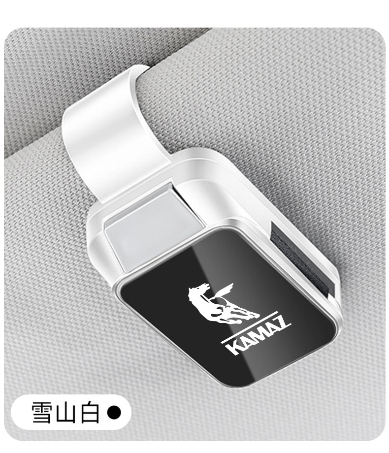 Car Multifunctional Sunglasses Holder Bill Clip Kamas Car Sun Visor Sunglasses Storage Supplies High-End