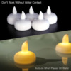 Waterproof LED candle, swimming pool, electronic decorations